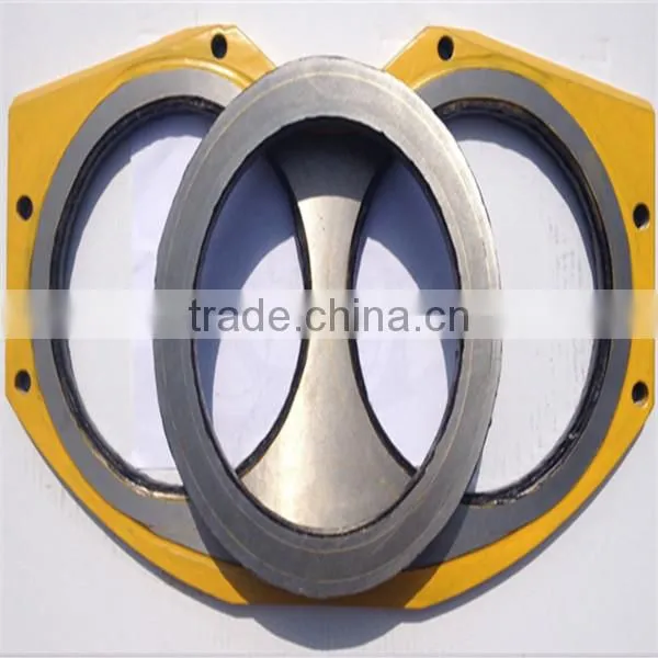 High quality PM concrete pump spectacle wear plate and wear ring