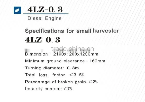 Diesel Harvester Reaper