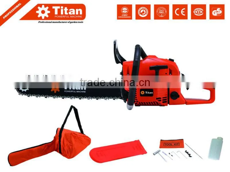 Titan 52CC CHAIN SAW with CE, MD certifications industrial chain saw