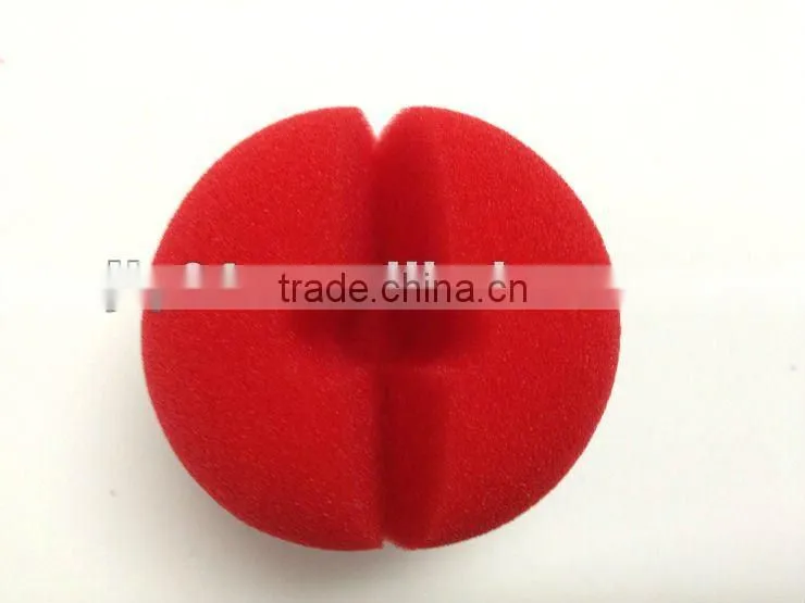 2012 hot sale red clown nose sponge