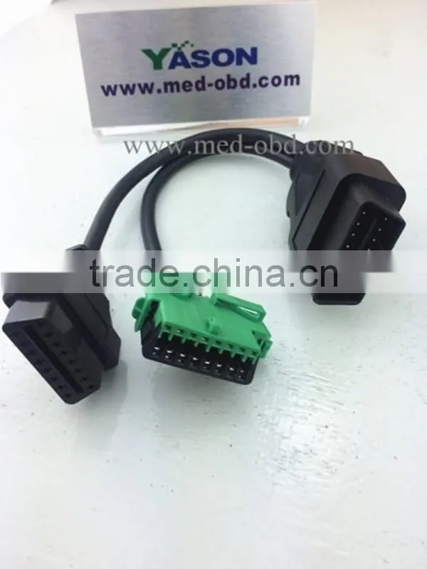 Gps Tracker Vehicle OBD2 Y Cable, Peugeot/Citroen Diagnostic Cable