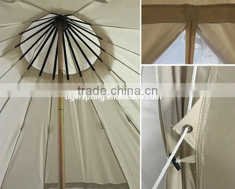 Large Canvas Camping Tent for Sale Glamping Tent for 5 person