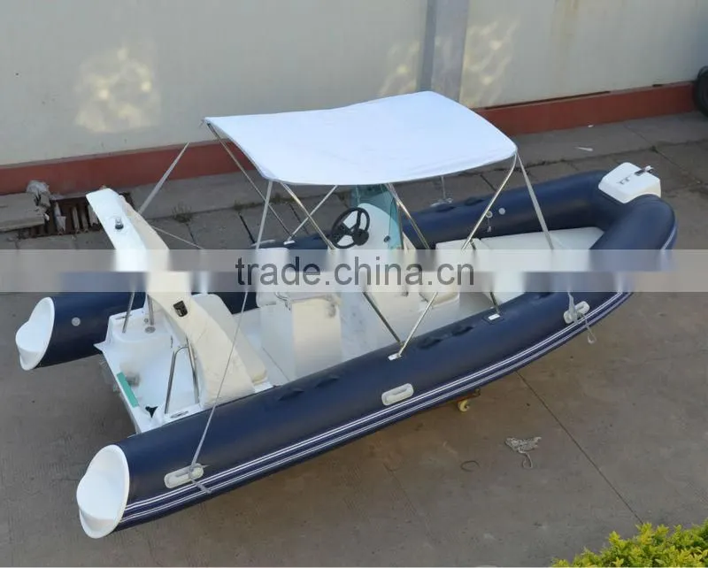 China CE Approved 5.2m Rigid Hull Fiberglass Inflatable Boat