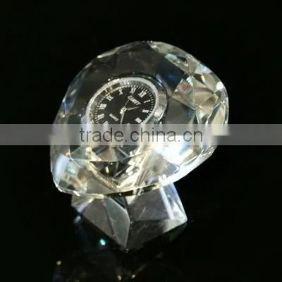 2016 crystal glass clock