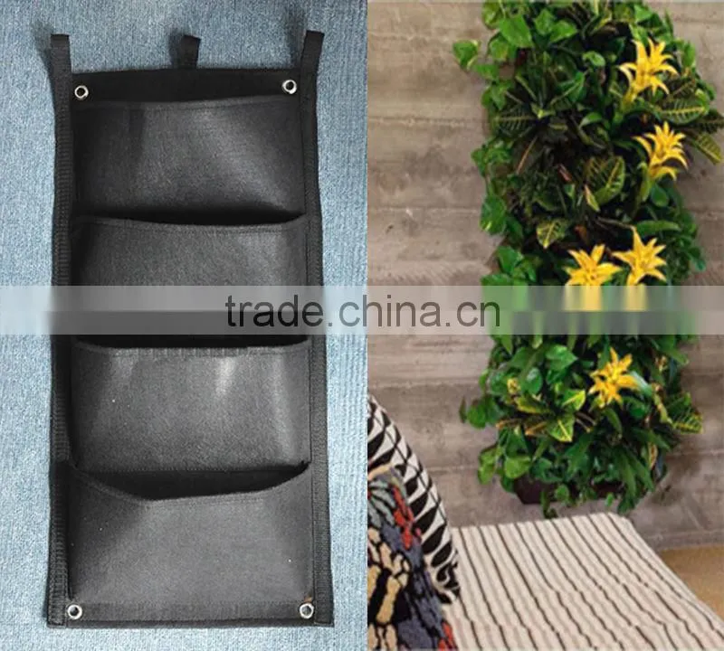 4 Pocket Hanging Vertical Garden Planter, indoor/outdoor Decoration Planter