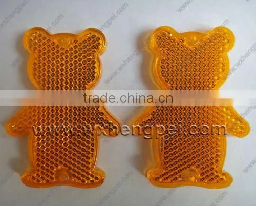 bear shaped warning sign/ owl reflector/ car reflector/ snowman reflect keychain/ round triangle reflector