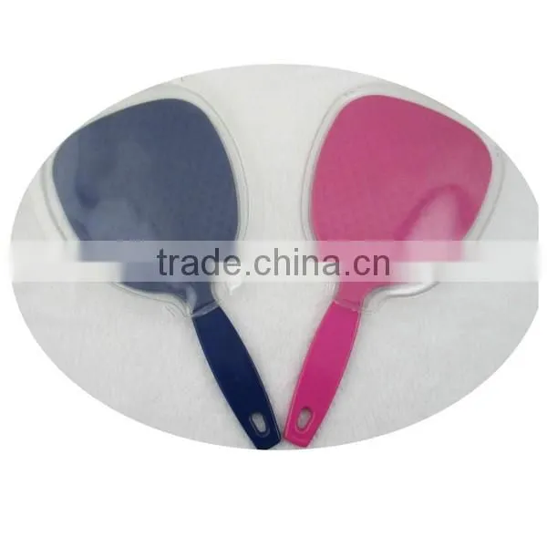 Two pcs of hand held mirror with double clamshell of mirror for beauty