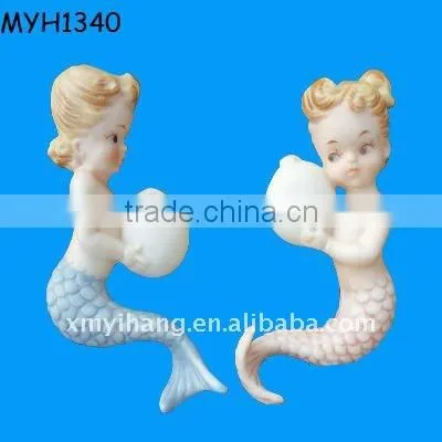 resin mermaid dolphin