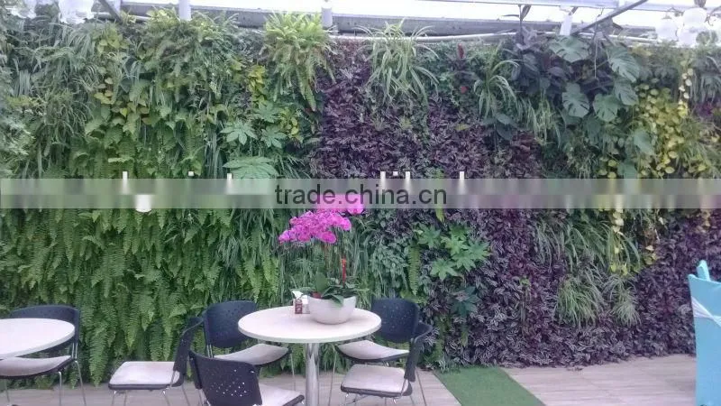 2015 best price artificial plant wall/artificial grass wall, artificial vertical plant for garden