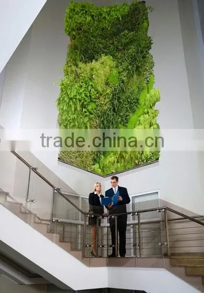 2015 new designed high quality artificial plant wall/decorative artificial vertical garden wall