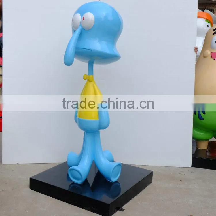 Fiberglass statue cartoon mascot
