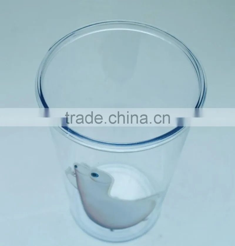 hot sale clear glass food grade custom glass mugs with color changing