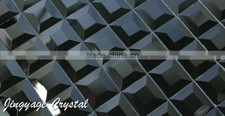Diamond 5 surface glass mosaic tile 30*30mm crystal mosaic