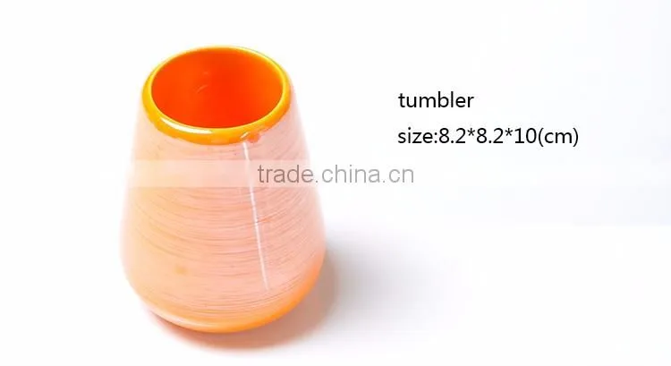 Colorful pearl glaze bathroom accessories sets