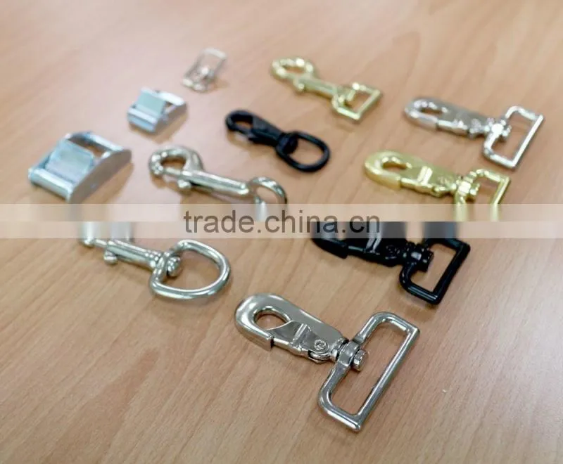 Steel Wire Form High quality End Bar Buckle with prong black color, nickel plate, Brass Plate