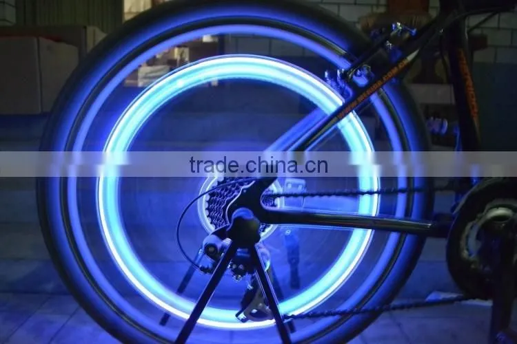 2016 new Bike Cycling Wheel Tire Tyre Valve led light Colorful LED Flash Light Lamp