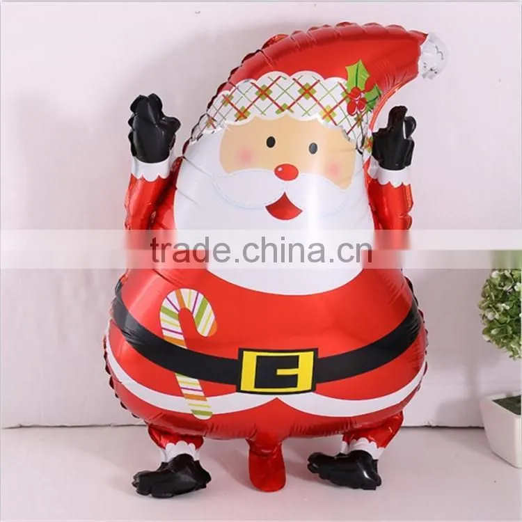 Santa Claus Helium Balloon High Quality Christmas Foil Balloon For Kids Can Custom Logo Printed Balloon For Christmas