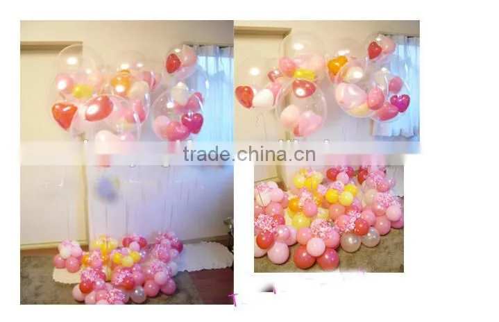 12 Inch Transparent Party Latex Free Balloons Wedding Decoration Balloon Balloon Stand For Decoration
