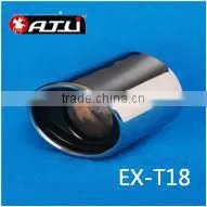 Car Oval Exhaust Pipes with bevel connection