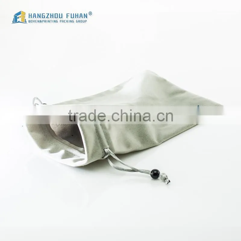 Simple Design Top Great Debossed Logo Velvet Bag For Tie Pin
