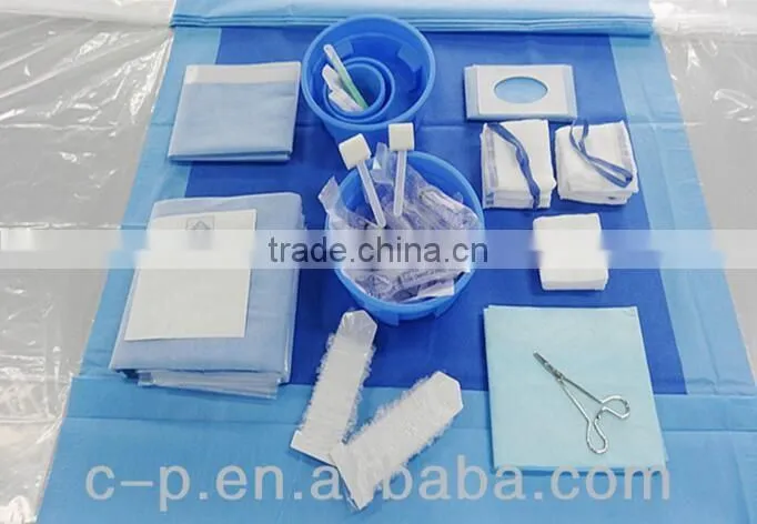 Disposable Surgical Cardiovascular Drape Pack With Gowns