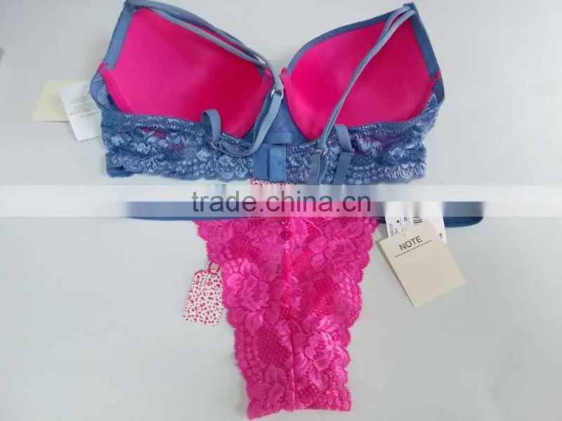 Sexy bra and panty new fashion underwear and bikini set
