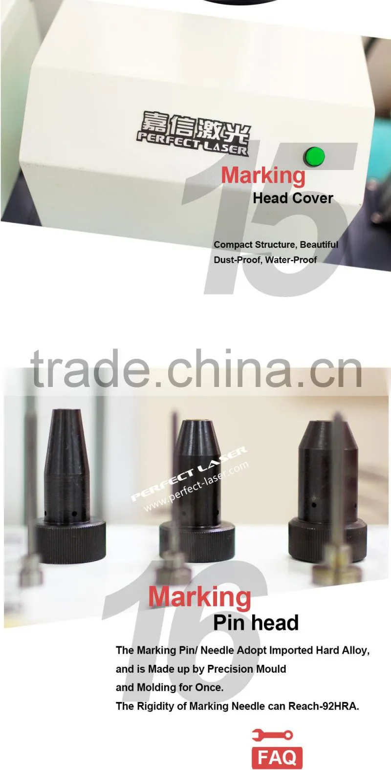 Hot Sale Dot Peen Pneumatic Marking Machine with Lowest Price from Perfect Laser