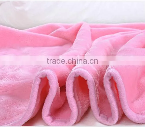 Wholesale Price Velvet Blanket, Double Fleece Blanket for Baby, Velvet Baby Blanket