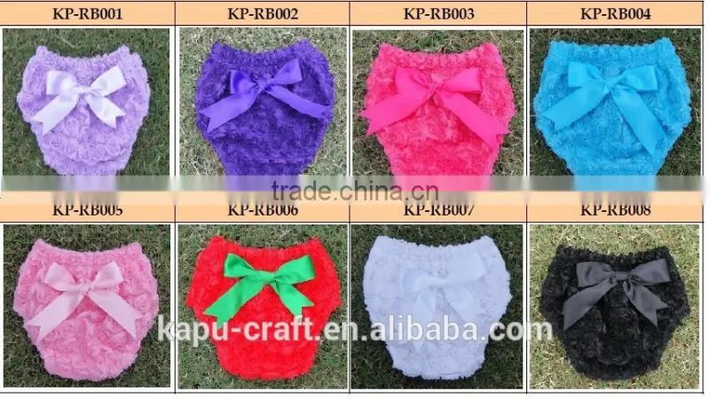 Hot Sale Boutique Chiffon 100% cotton baby ruffle bloomers