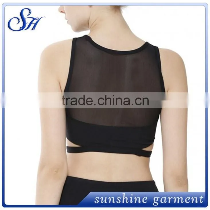 Customize breathable and quick dry gym fitness wear seamless bra sports bra for women