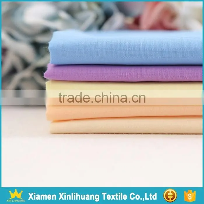China Supplier T / C 90 / 10 Polyester Cotton Blend Shirting Fabric