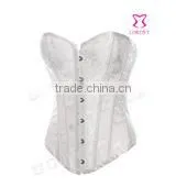 Black Leather Cheap Corset Tops Out Wear