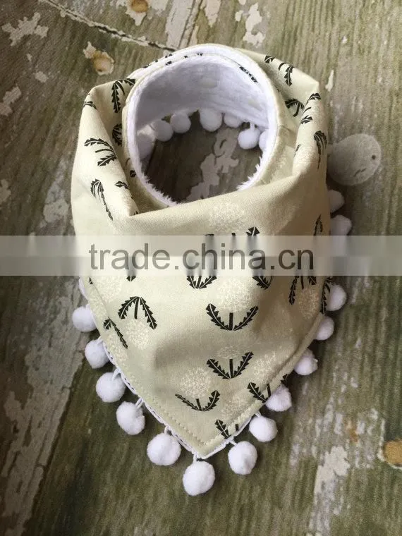 Baby Bandana Drool Bibs Tassel Kids Feeding Baby Boutique Floral Bibs