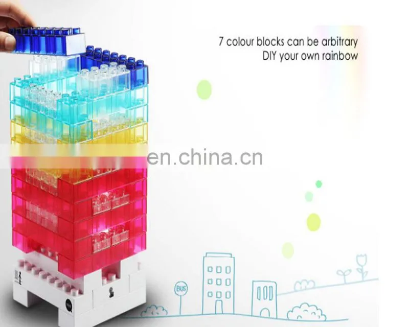 Best seller bricks night light color changing usb led lights led night light