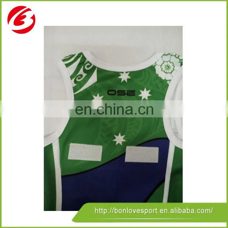 high resolution sports wholesale netball jersey