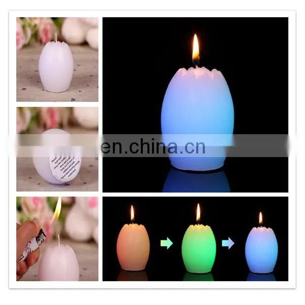 new product led candles with real flame for christmas decoration