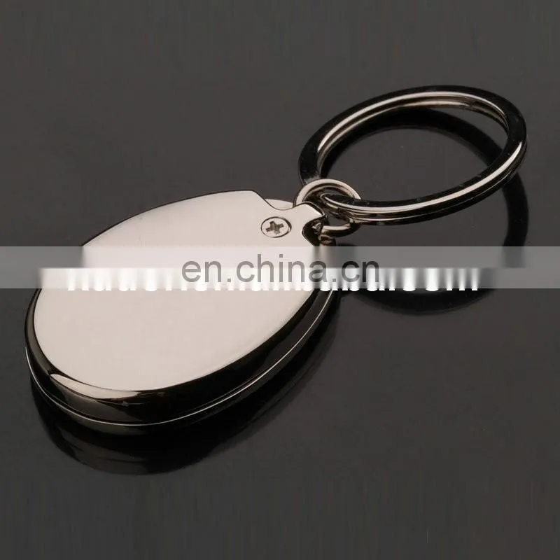 souvenir nice promotional key chain coin holder, Coin For Shopping Cart Keychain