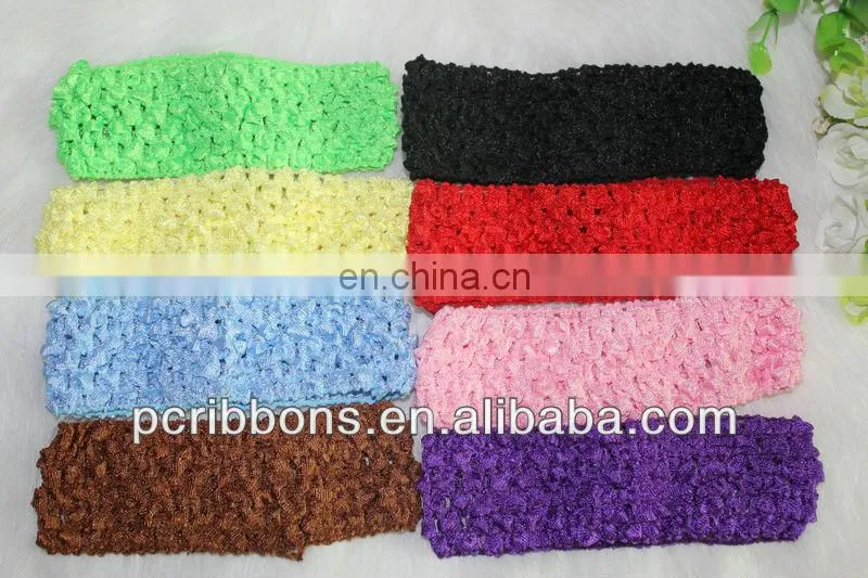Crochet elastic headband hair accessories