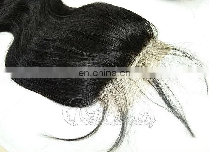 Natural Raw Peruvian Hair Lace Frontal 4*4 Virgin Hair Closure