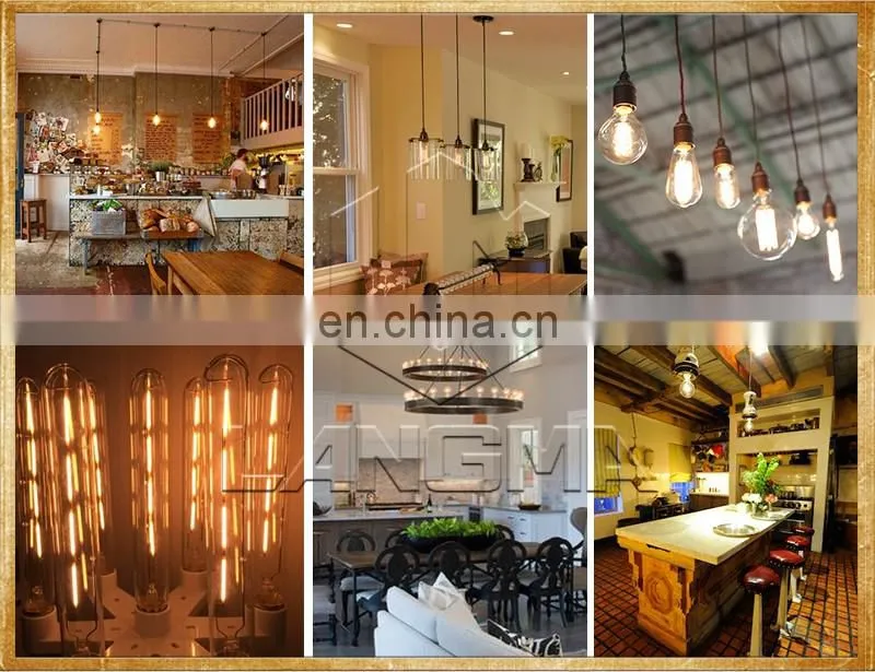 Langma 220-240V 2W/3W/4W/6W LED Edison Bulb E27 T30 vintage retro lada bulbs LED filament lamparas for decor lamps lights