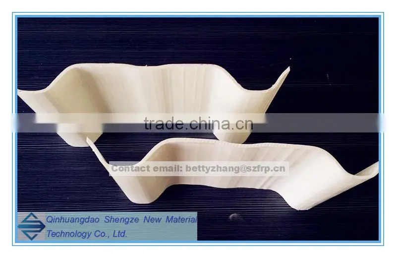 FRP roof sheet/exported quality 3mm corrugated roofing sheet/ grp building panel