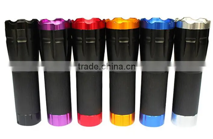 Battery opertated zoom torch led flashlight