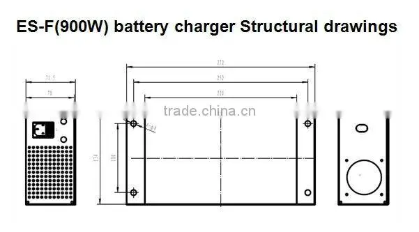 36V lead acid /lithium battery charger 900W for electric tourist car