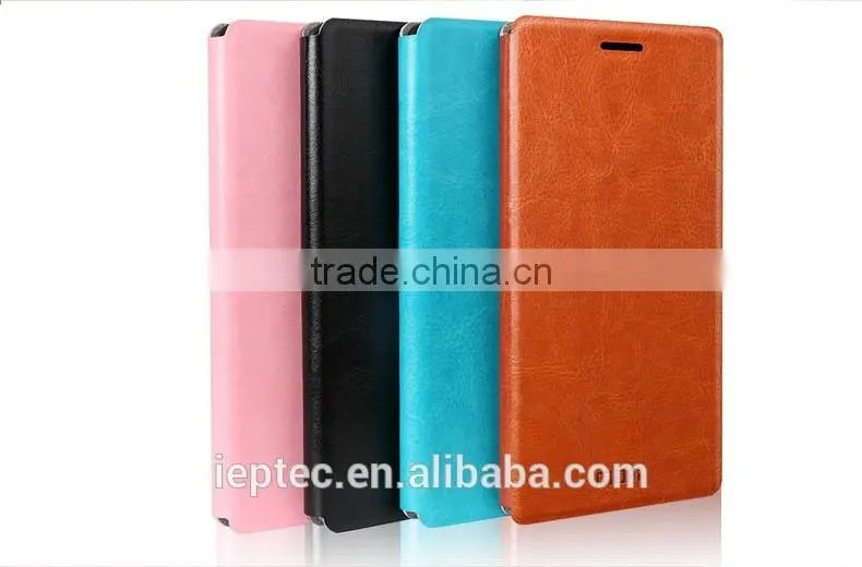MOFi Hot Sale Customed PU Leather Flip Cell Phone Cover Case for Gionee S7, GN9006, Gionee Elife S7