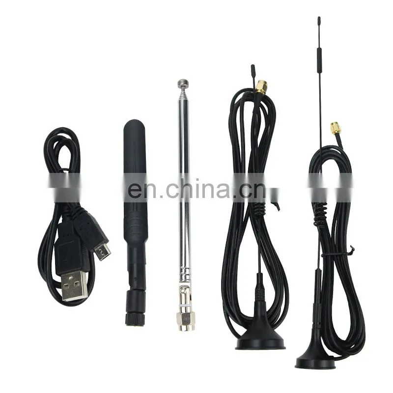 1MHz-6GHz Assembled PortaPack H2 + HackRF One + 5 Antennas + Data Cable SDR Software Defined Radio