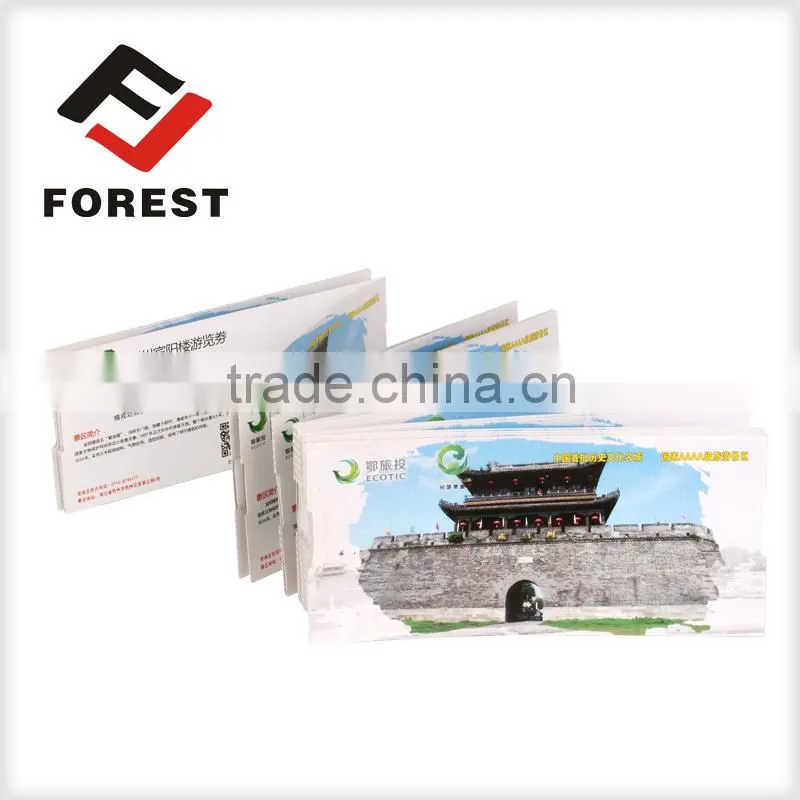 High quality for special use hotel entrance tickets