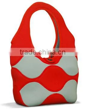 promotional Christmas gifts, eco-friendly Neoprene Lunch tote with straps