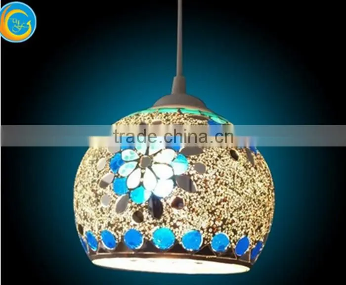 mosaic hanging glass candle holder for wedding decor hotel centerpieces
