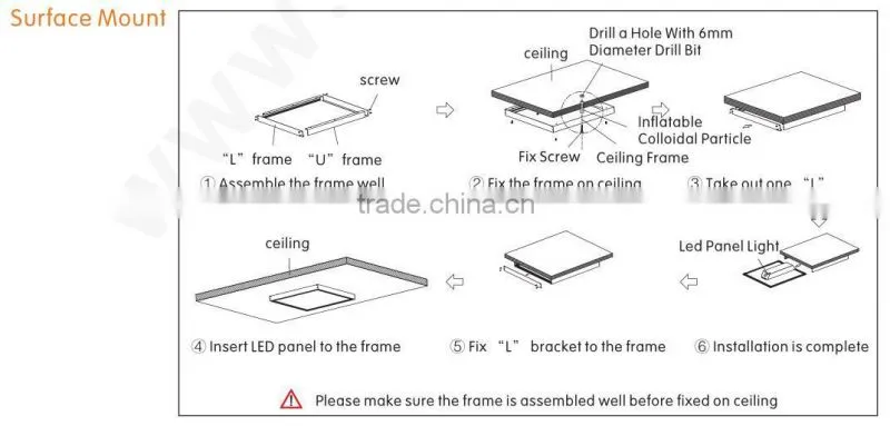 Alite 45w 3800lm dlc ul 60x60 cm led panel lighting