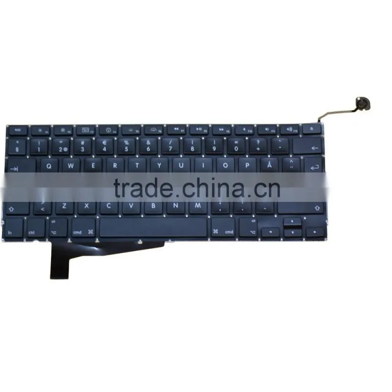 Swedish Laptop Keyboard Replacement 2008-2012 For Macbook Pro 15" A1286
